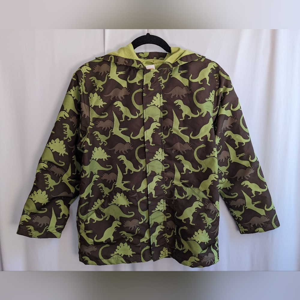 Gymboree Size 10/12 Large Boys Dinosaur Print Jacket